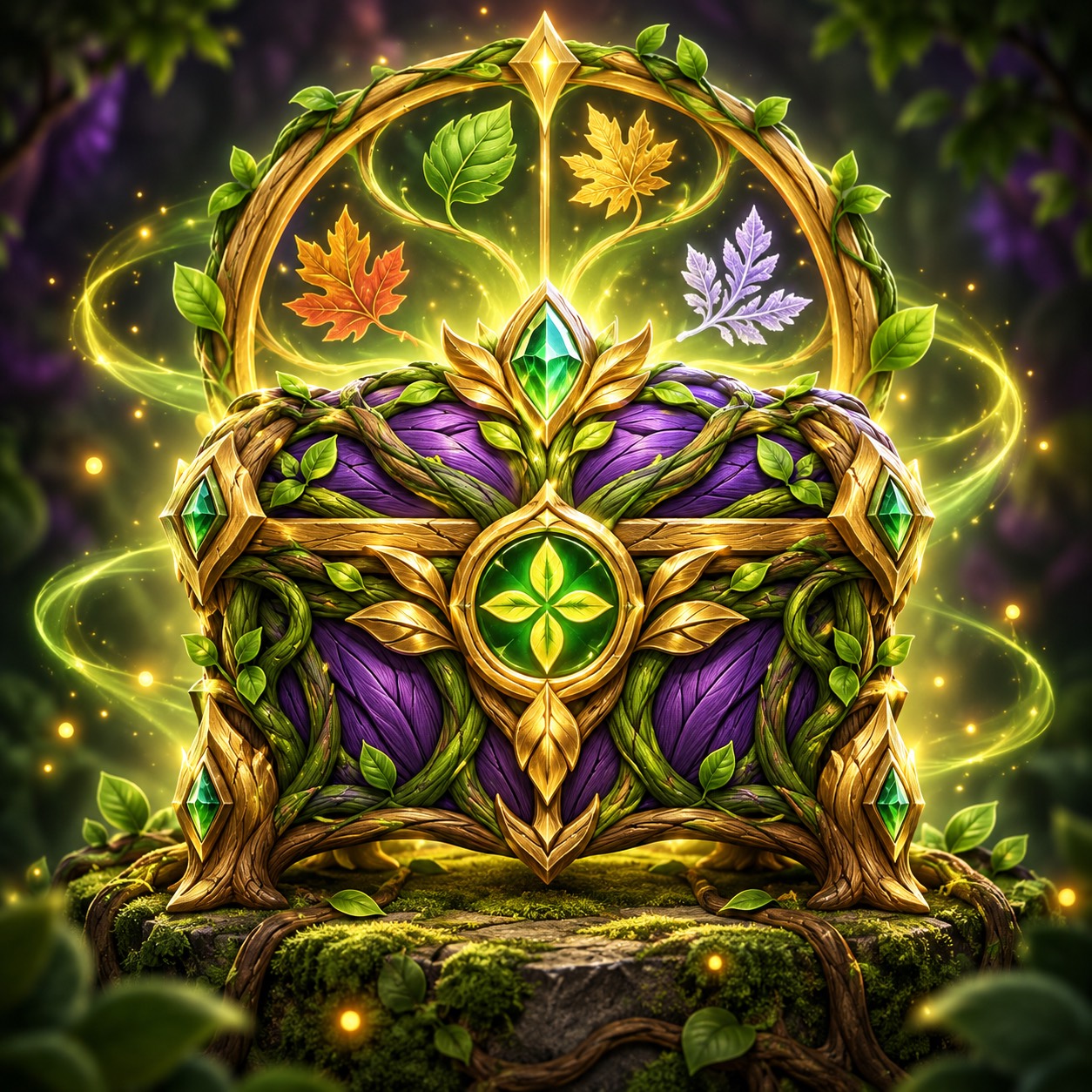Original Mythic Crate artwork from the Arboretum Item Shop