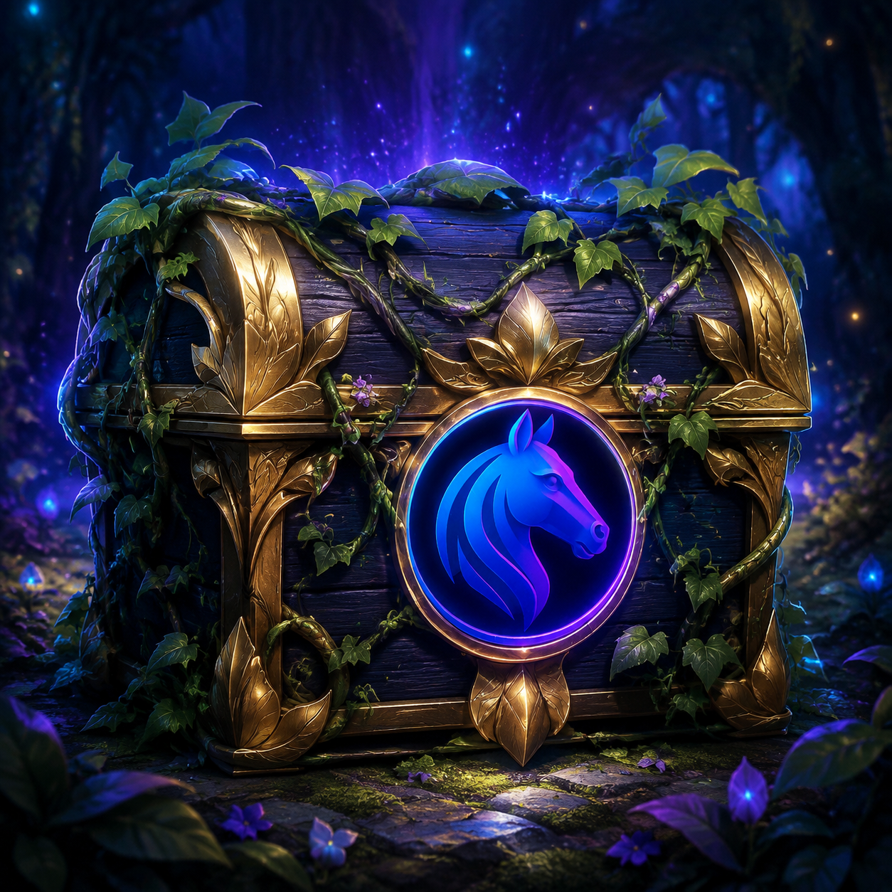 Original Victory Chest artwork from the Arboretum Item Shop